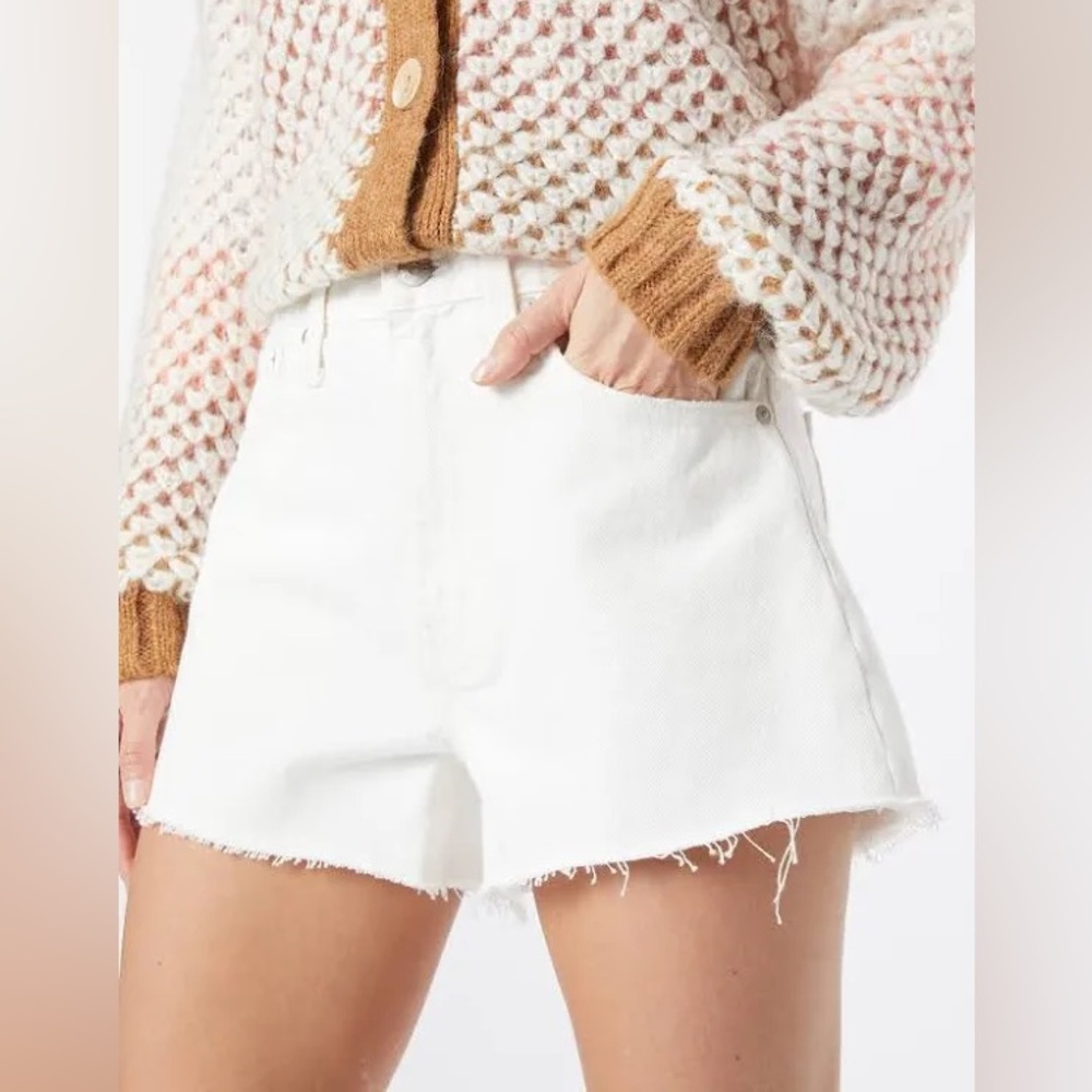 Madewell Women's White Denim Shorts